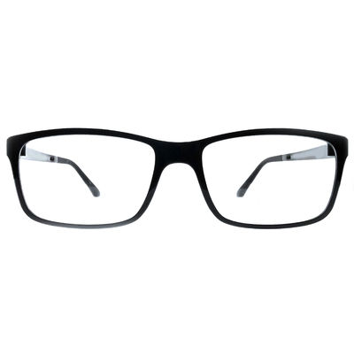 Dobra cena. FU1743 Unisex Flexible TR90 Ramy optyczne Czarne okulary kwadratowe antyrefleksyjne w Internecie