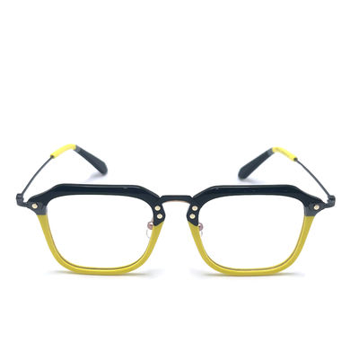 Dobra cena. BD124 Niestandardowe ramy kolorystyczne Acetatowe ramy metalowe o długości świątyni 142 mm w Internecie