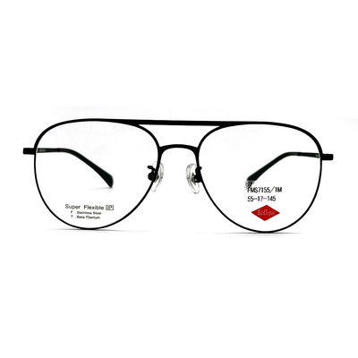 Dobra cena. FMS7155 Unisex Pilot Eye Shape Front ze stali nierdzewnej z chrząstkami tytanowymi w Internecie