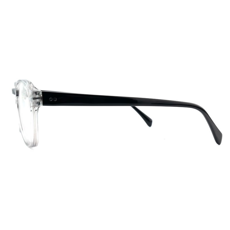FP2616 Trendy Acetate Optical Frame Unisex Full Rim Okrągły Kolor dostosowany