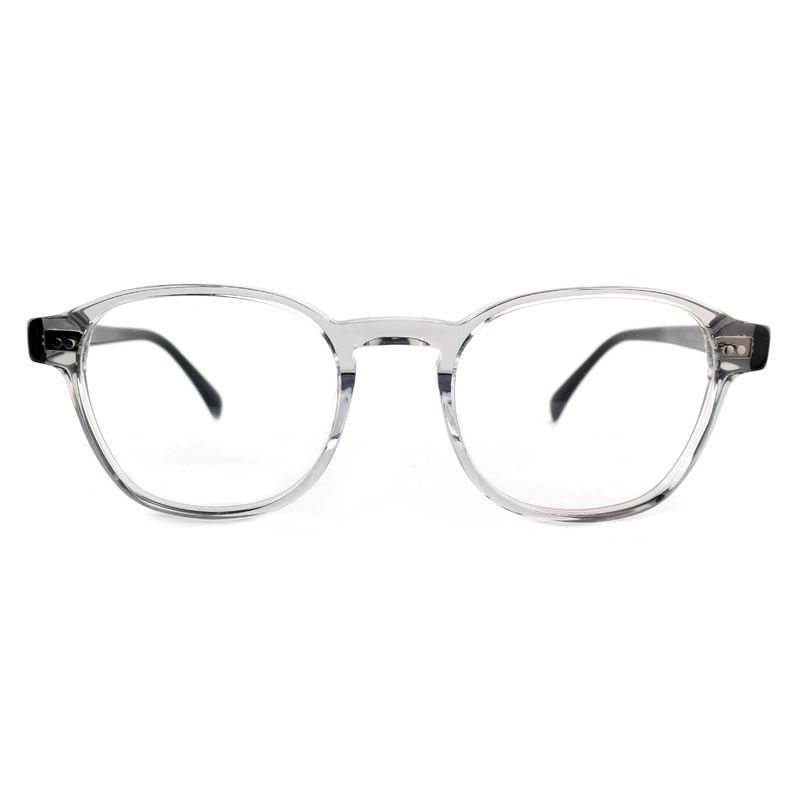 FP2616 Trendy Acetate Optical Frame Unisex Full Rim Okrągły Kolor dostosowany