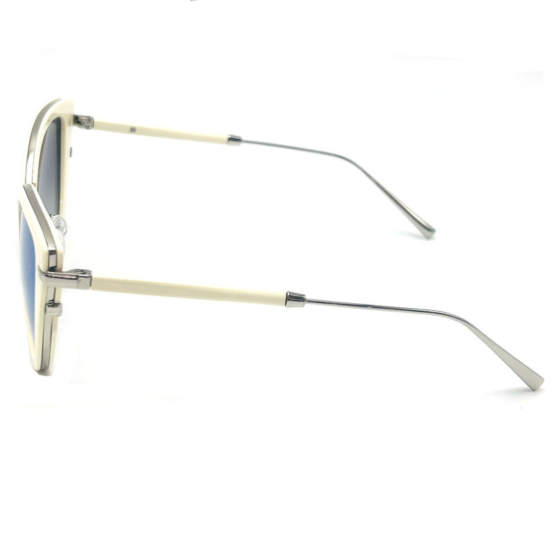 Premium Acetate Metal Okulary słoneczne Moda Okulary słoneczne Motyl Oko-model BS022,OEM & ODM