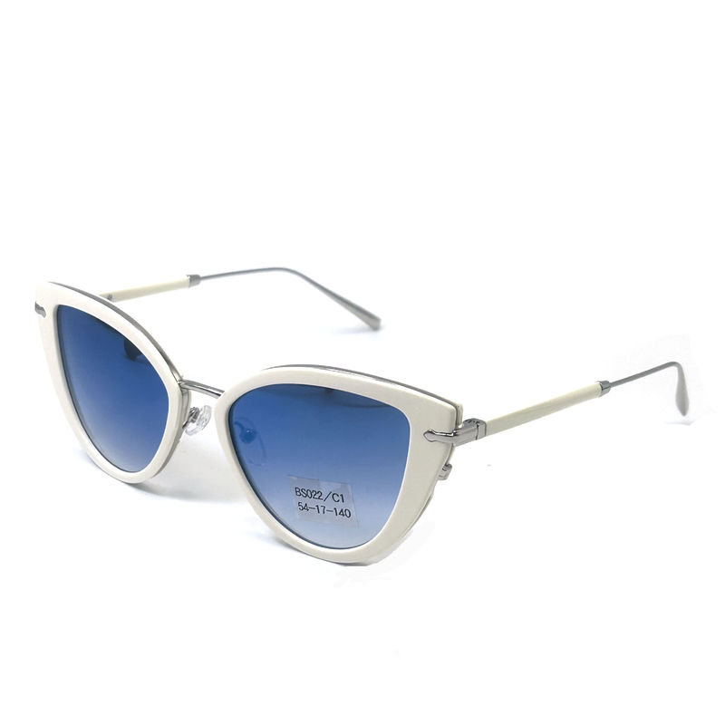 Premium Acetate Metal Okulary słoneczne Moda Okulary słoneczne Motyl Oko-model BS022,OEM & ODM