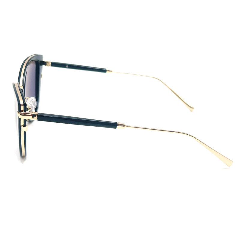 Premium Acetate Metal Okulary słoneczne Moda Okulary słoneczne Motyl Oko-model BS022,OEM & ODM