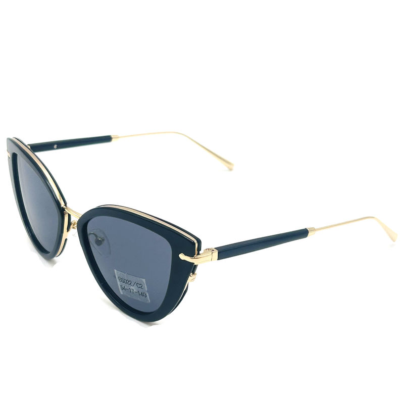 Premium Acetate Metal Okulary słoneczne Moda Okulary słoneczne Motyl Oko-model BS022,OEM & ODM