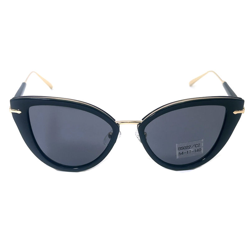 Premium Acetate Metal Okulary słoneczne Moda Okulary słoneczne Motyl Oko-model BS022,OEM & ODM
