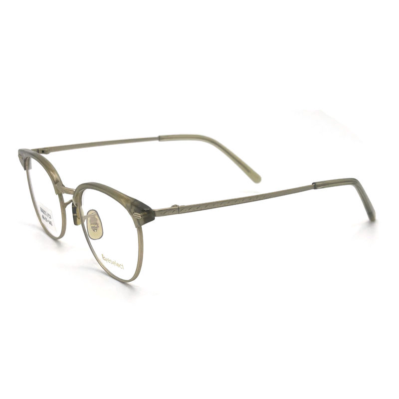 BD022T Modne metalowe ramy z octanu i styl vintage