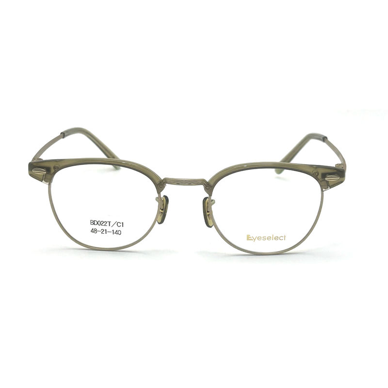 BD022T Modne metalowe ramy z octanu i styl vintage