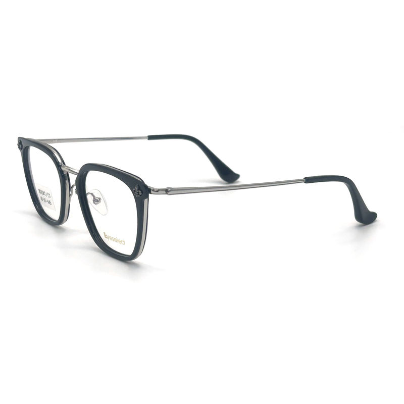 BD004T Styl vintage ramy metalowe z octanu dla mężczyzn - modne okulary