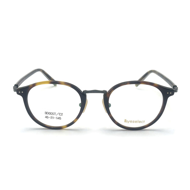 BD005T Starożytne / Modne metalowe ramy z octanu Stylowe i modne