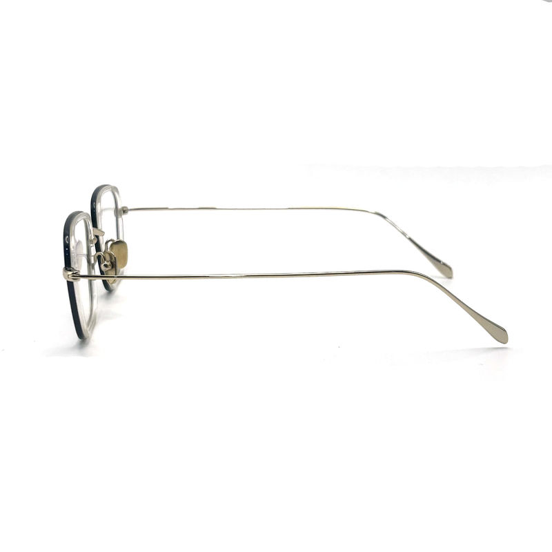 BD104 Vintage-Full-frame Acetate metalowe ramy - Style Fashion Frame