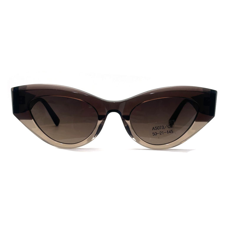 AS073 Okulary przeciwsłoneczne z ramy octanowej dla kobiet z materiałem soczewki CR 39 i eleganckim stylem