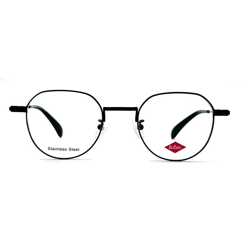 FM3222 Kwadrat Unisex Optyczna ramka metalowa ze stali nierdzewnej Rozmiar 46-21-142
