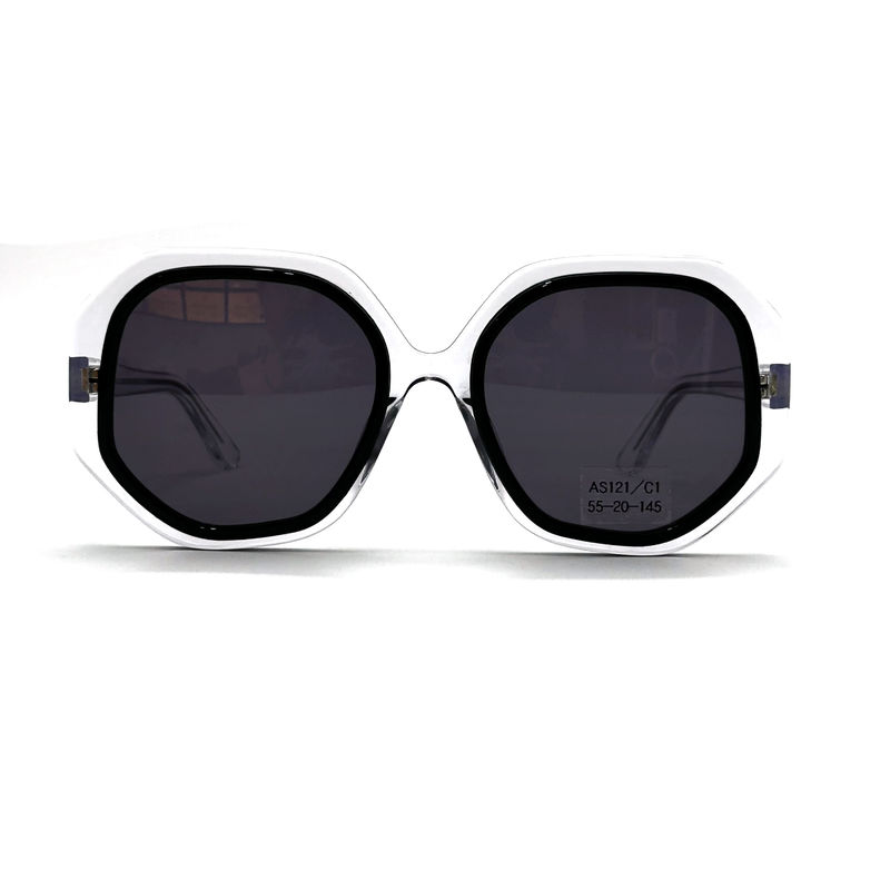 CR39 Okulary słoneczne z uniseksową oprawą acetatową z 100% ochroną UV-model AS121,OEM / fabryka dostosowana