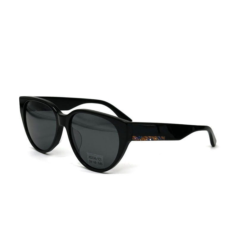 Fashion Acetate Frame Sunglasses Classic Style and 100% UV Protection Guaranteed-AS174 OEM Factory