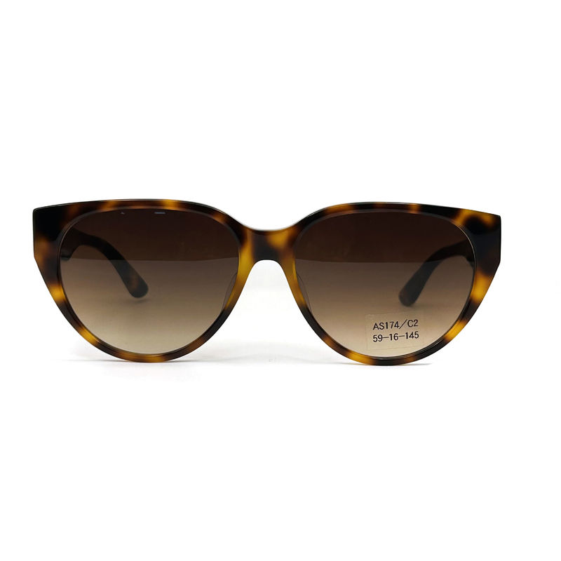 Fashion Acetate Frame Sunglasses Classic Style and 100% UV Protection Guaranteed-AS174 OEM Factory