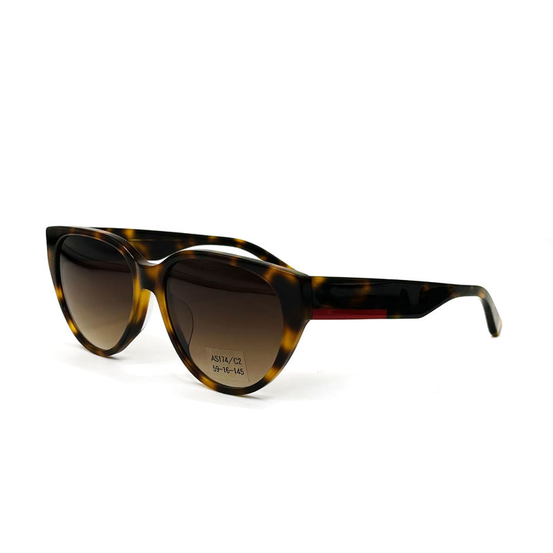 Fashion Acetate Frame Sunglasses Classic Style and 100% UV Protection Guaranteed-AS174 OEM Factory