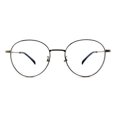 Dobra cena. TF3335 Okrągłe niestandardowe titanowe optyczne ramy podciśnieniowe klasyczne w Internecie