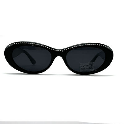 Dobra cena. Akcetowa ramka dla kobiet Klasyczne okulary przeciwsłoneczne dla motyli z Strass-AS119,ODM / OEM Factory w Internecie